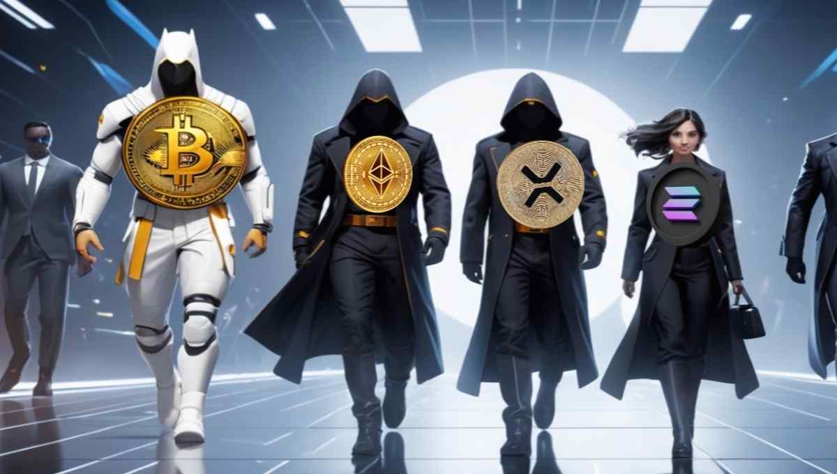 BTC ETH XRP SOL Sci-Fi Avatars